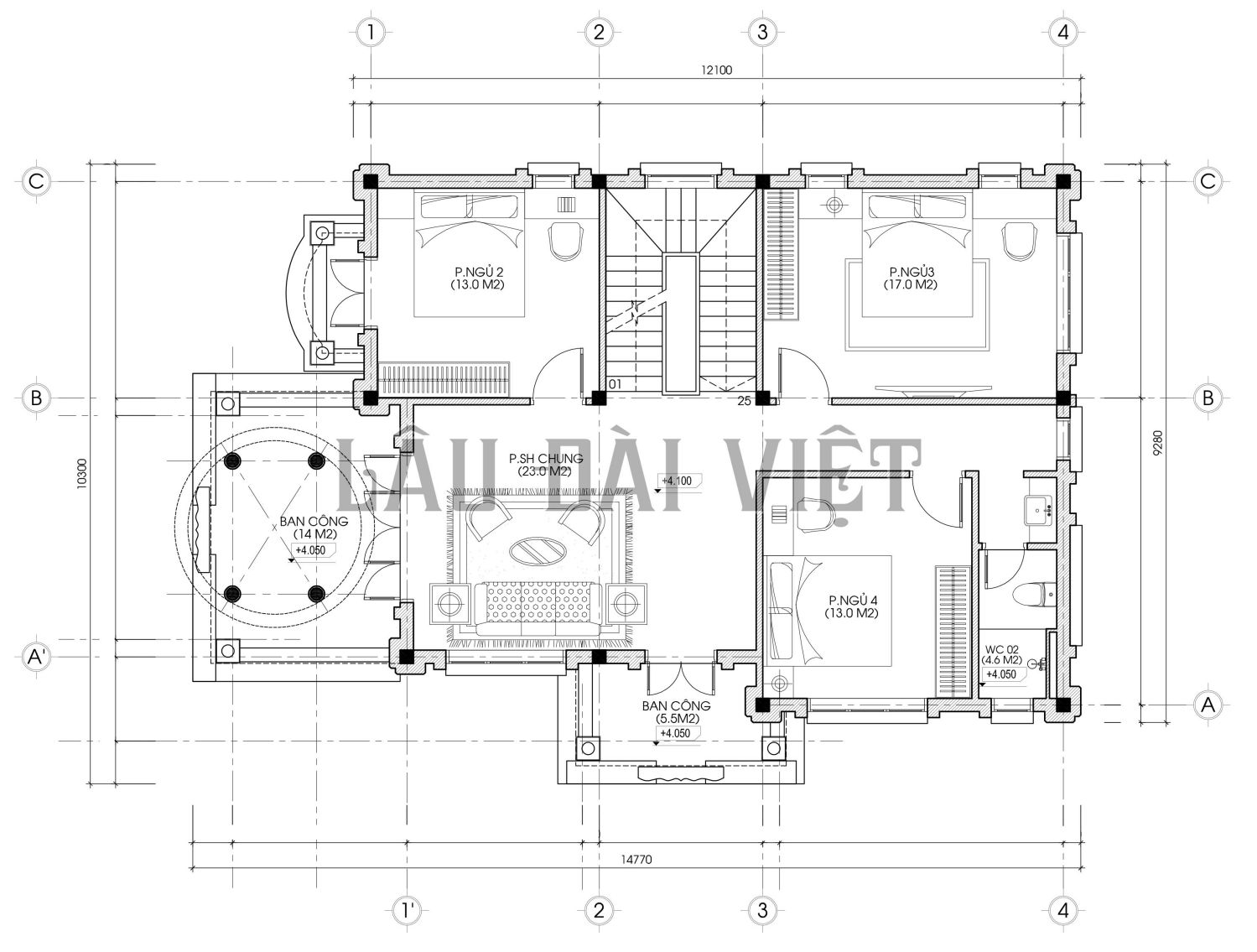 biet-thu-tan-co-mai-mansard-do-lau-dai-viet-thiet-ke-tai-nghe-an-